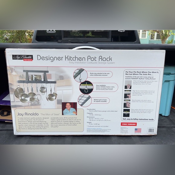 Designer kitchen pot rack - Picture 3 of 3